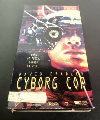 Cyborg Cop David Bradley (vhs) Rare Oop Sci - Fi Vidmark Entertainment