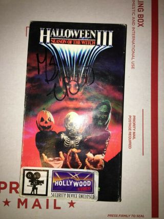Vhs Halloween 3: Season Of The Witch Goodtimes Rare Cover Art Oop