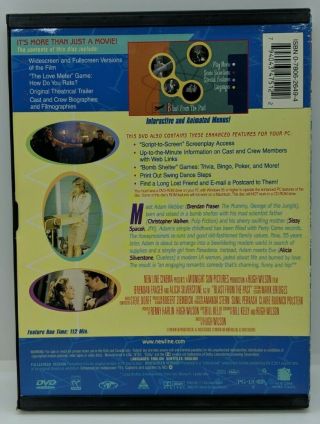 Blast From the Past DVD (1999) Rare Brendan Fraser/Alicia Silverstone Snapcase 2