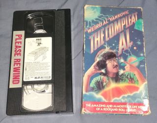 Weird Al Yankovic - Rare The Compleat Al Cassette - Vhs Tape
