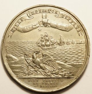Rare Epreuve De La Medaille Pour Le Retour De Napoleon Ile D 
