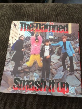 The Damned Smash It Up 7 " Vinyl Rare Punk 1979 Chiswick