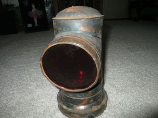 :vintage Nautical Railroad Electric Lantern