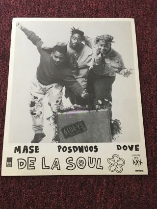 De La Soul - Rare Photo.  Hip Hop Group.  Tommy Boy