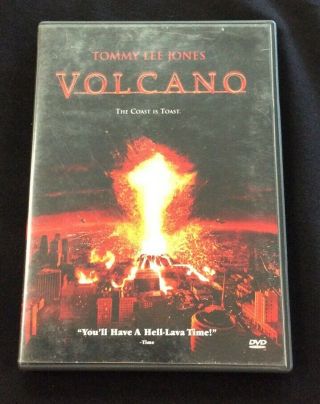 Volcano Dvd Tommy Lee Jones 1998 Rare Oop W/ Insert