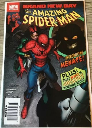 Spiderman 550 1st Appearance Menace Movie $3.  99 Newsstand Variant Rare
