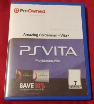 The Spiderman (Sony PlayStation Vita,  2013) Very Rare Cart Only 3