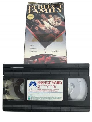 Perfect Family (1992) - Vhs Video Tape - Thriller - Bruce Boxleitner - Rare
