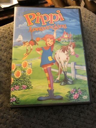 Pippi Longstocking (animated) Dvd.  2005 Rare Oop Very Good