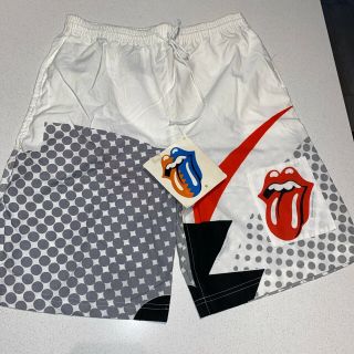 Vintage 1989 The Rolling Stones Shorts Brockum Nos Rare Size Xl Pockets