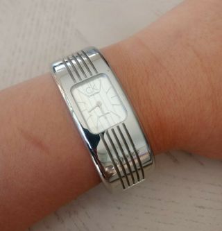 Calvin Klein Ck Reloj K8124100 Watch Swiss Made Vintage Rare