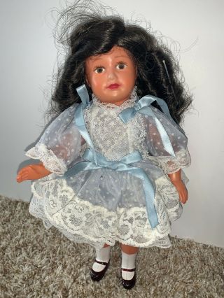 Vintage French Celluloid Doll 11 1/2” France SNF 2