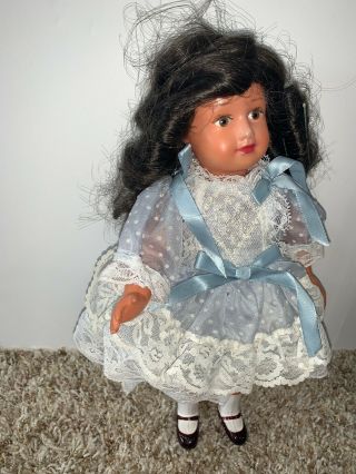 Vintage French Celluloid Doll 11 1/2” France SNF 3