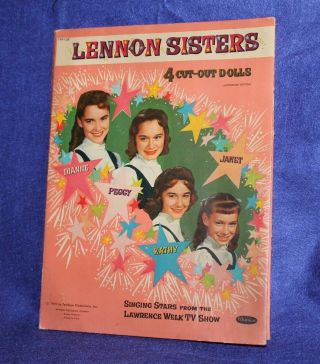Lennon Sisters 4 Cut - Out Dolls 1959