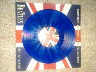 The Beatles Live At Last - Very Rare - Like - Blue Tie Dye - Record - Vinyl