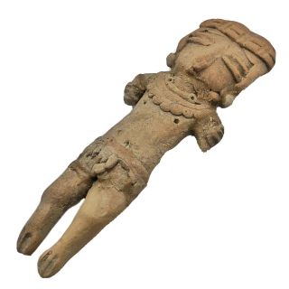 Rare Pre - Columbian Michoacan Artifact Antiquity Pottery Fertility Doll Effigy A