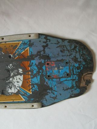 POWELL PERALTA TONY HAWK Bones Brigade Skateboard Deck Old Skool 1980 ' s Vtg Rare 2