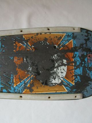 POWELL PERALTA TONY HAWK Bones Brigade Skateboard Deck Old Skool 1980 ' s Vtg Rare 3