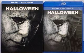 Halloween 2018 Blu Ray Dvd 2 Dissc Set,  Rare Oop Slipcover Sleeve