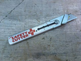 Vintage Pacific Handy USA made Safety Cutter - - Rare Lefty 3