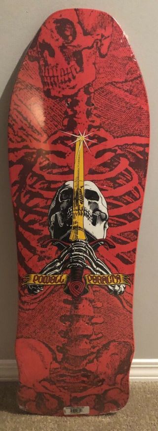 Rare Powell Peralta Skateboard Skull & Sword Tony Hawk Santa Cruz Bones Vision