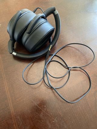 Authentic Sennheiser HD 4.  30 Black Over Ear Headphones Rarely 3