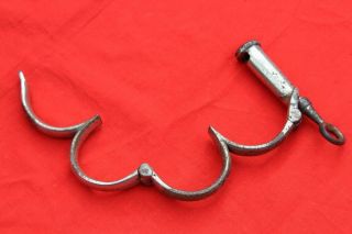 Vintage British Police Handcuffs With Key - Stamps - Very Rare Model