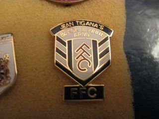 Rare Old Fulham Football Club (20) Enamel Brooch Pin Badge