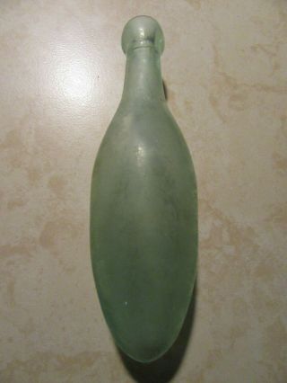Antique Round Bottom Glass Bottle