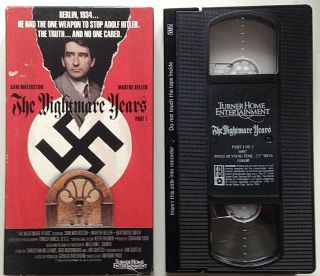 Vhs " Nightmare Years The Part 1 " Turner Video,  Sam Waterson Rare,  No Dvd