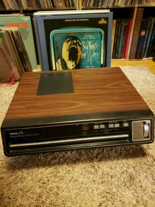 Rca Selectavision Video Disc Player Sft 100w With 17 Rare Video Discs Vintage