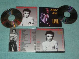 Adam & The Ants Antmusic The Best Of Rare Limited Uk 2xcd (arcade,  1993) Live Lp
