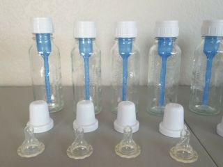 Rare Dr.  Brown’s Glass Natural Flow Standard 8 Oz Bottles