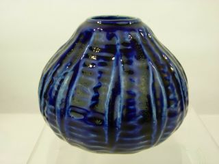 A Rare Doulton Lambeth Gourd Vase By Francis C Pope.  C 1912.