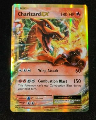 Charizard Ex 12/108 Evolutions Pokemon Card Ultra Rare Holo Nm -