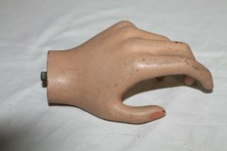 Vintage Mannequin Female Left Hand Curved Fingers