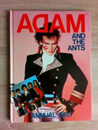 Adam And The Ants Annual 1983 Vintage/retro Pop Music Hardback Book Rare