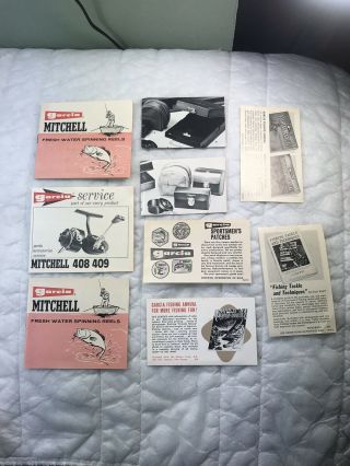 Vintage Garcia Fishing Manuals And Accessories R (507)