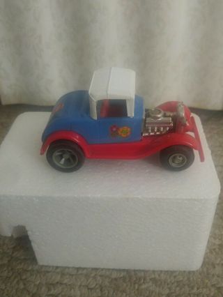 Rare Vintage Tonka Pressed Steel Smart Cart 432 Hot Rod In Blue And Red 1970