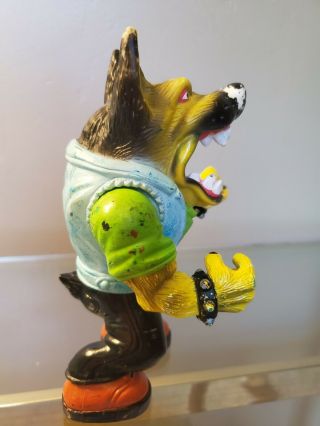Vintage 1996 Muscle Mutts Street Wise Designs Sugar Tooth Figure Toy Dog - RARE 3