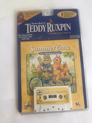Teddy Ruxpin 1998 Summer Time Book & Cassette Tape (yes Entertainment)