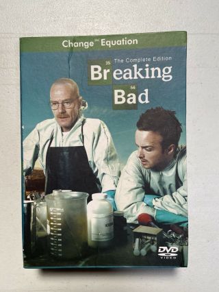 Breaking Bad Tv Series The Complete Edition Series Rare Case Season 1 - 5 Dvd