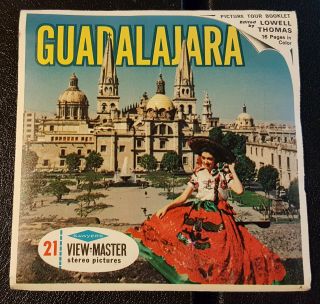 Guadalajara Mexico Rare Vintage View - Master Reel Pack B007 With Booklet