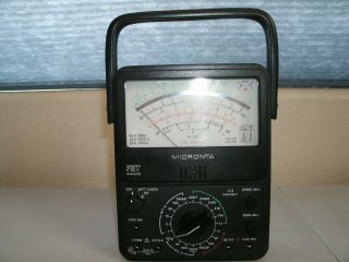 Micronta Model 22 - 220 Fet Analog Multimeter With Leads -