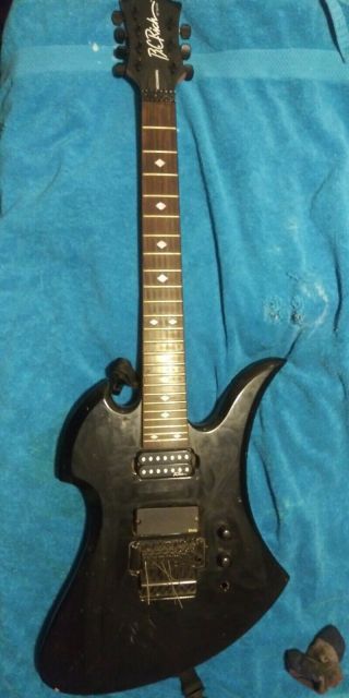 Rare Bc Rich Mockingbird N7 7 String Project Guitar
