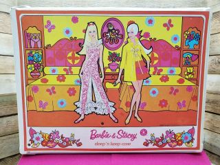 Vintage 1968 Barbie & Stacy Sleep 