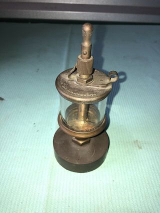 Lunkenheimer No.  4 Sentinel Brass Oiler Hit Miss Steam Engine Rare Paperweight