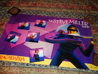 Celebrity Posters: The Steve Miller Band - Rare Promo 1982 Poster " Abracadabra "