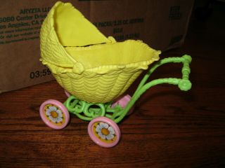 Vintage 1984 Strawberry Shortcake Berry Baby Buggy By Kenner