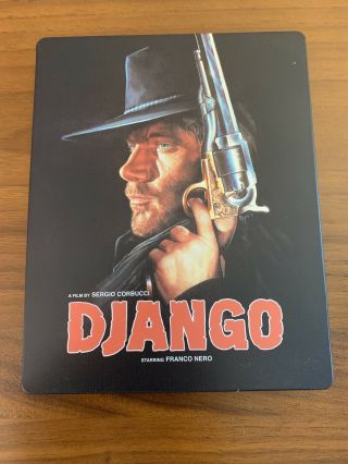 Django,  Texas Adios Arrow Steelbook Limited Editon Blu - Ray Rare Out Of Print